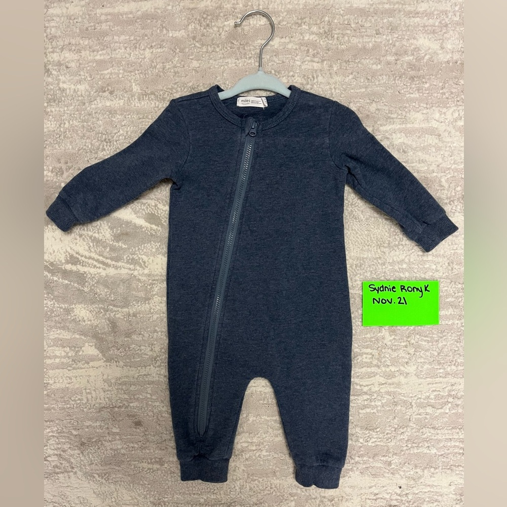 6m Miles Baby Zip Romper